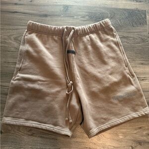 Fear of God Essentials Tan Athletic Shorts